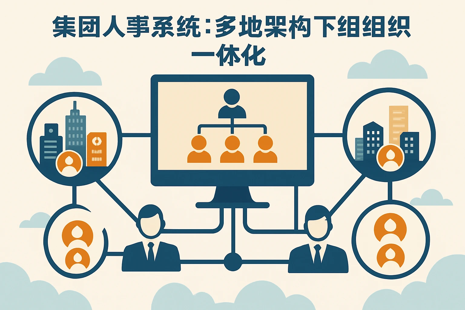 集团人事系统：多地架构下的组织一体化