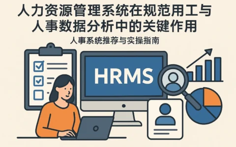 人力资源管理系统在规范用工与人事数据分析中的关键作用——人事系统推荐与实操指南