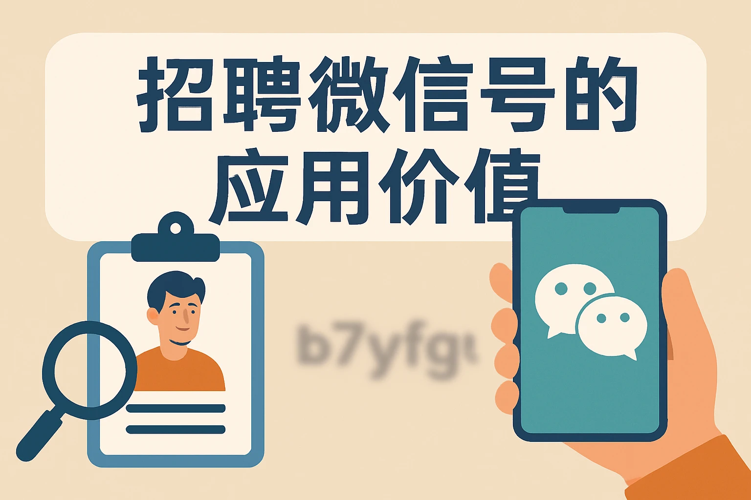 招聘微信号的应用价值
