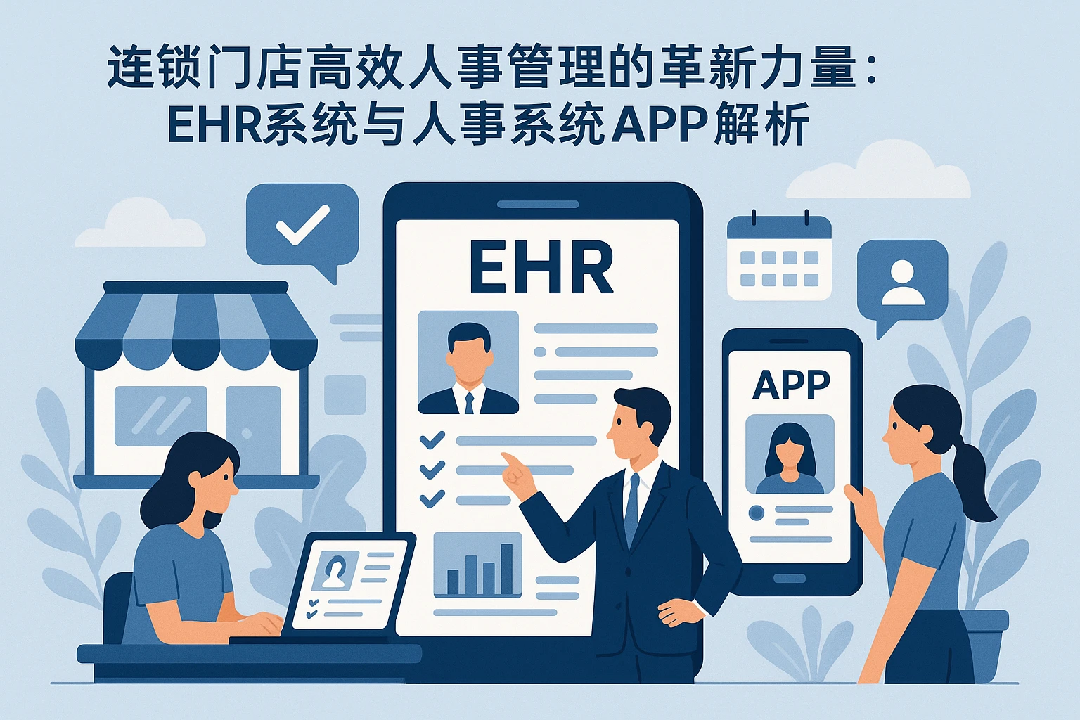 连锁门店高效人事管理的革新力量：EHR系统与人事系统APP解析