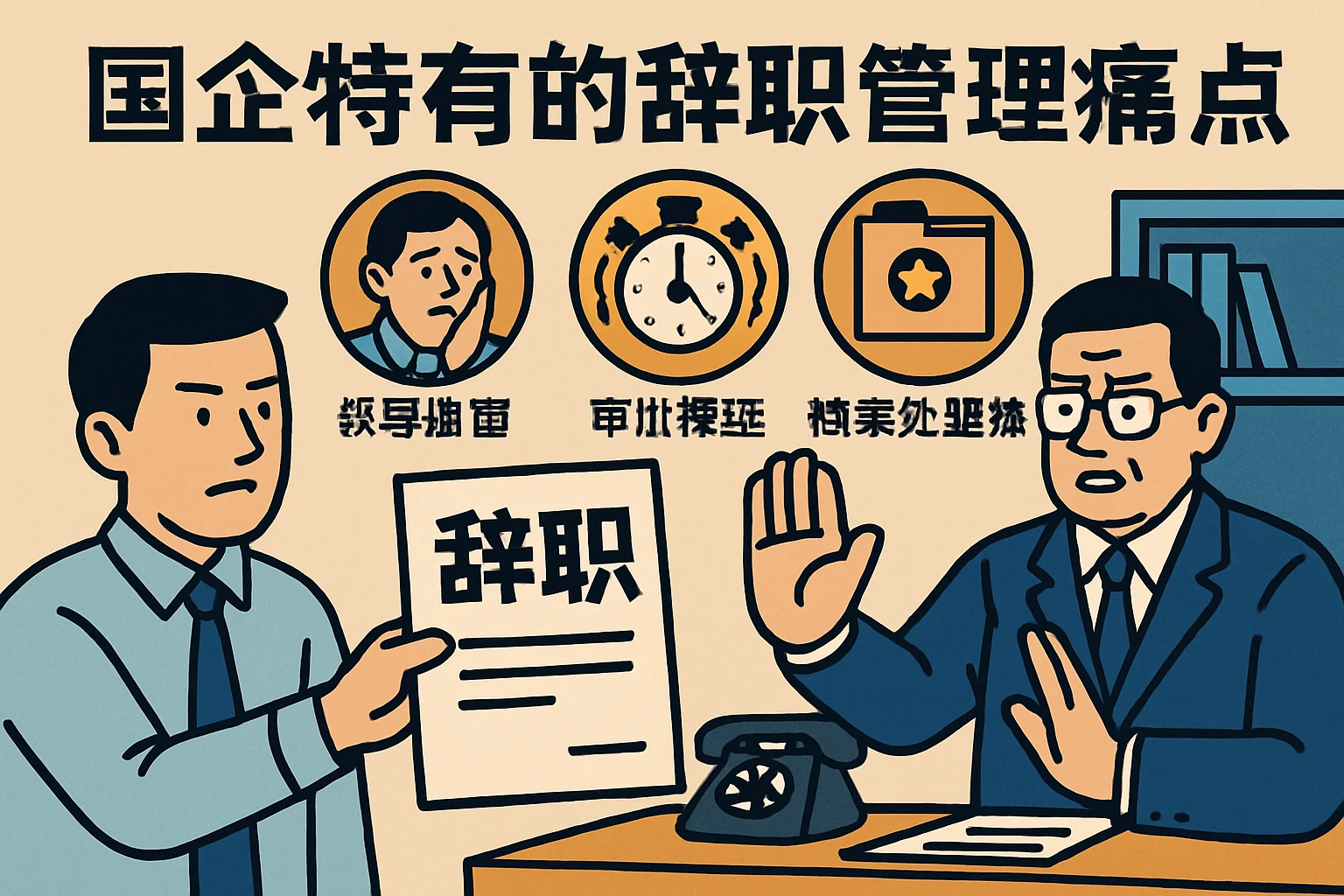 国企特有的辞职管理痛点