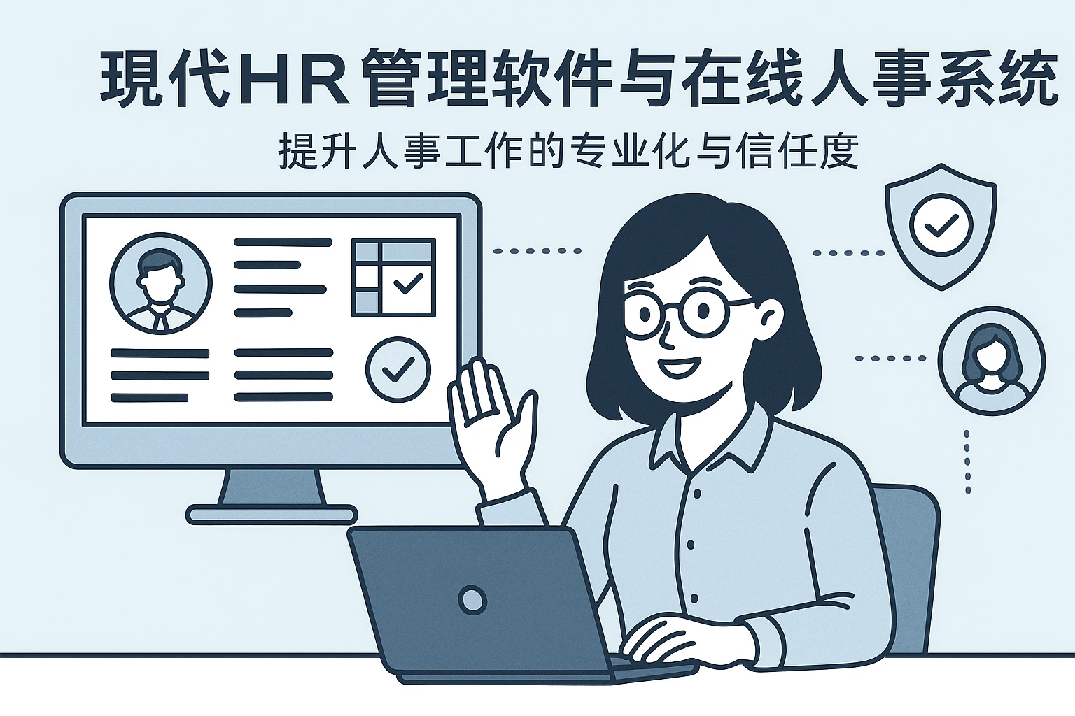 现代HR管理软件与在线人事系统：提升人事工作的专业化与信任度