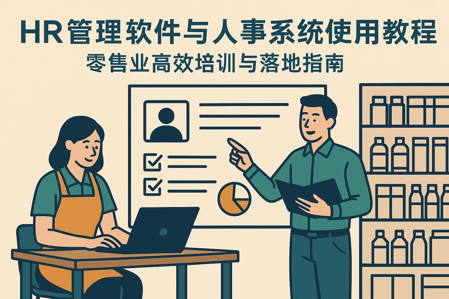 HR管理软件与人事系统使用教程：零售业高效培训与落地指南