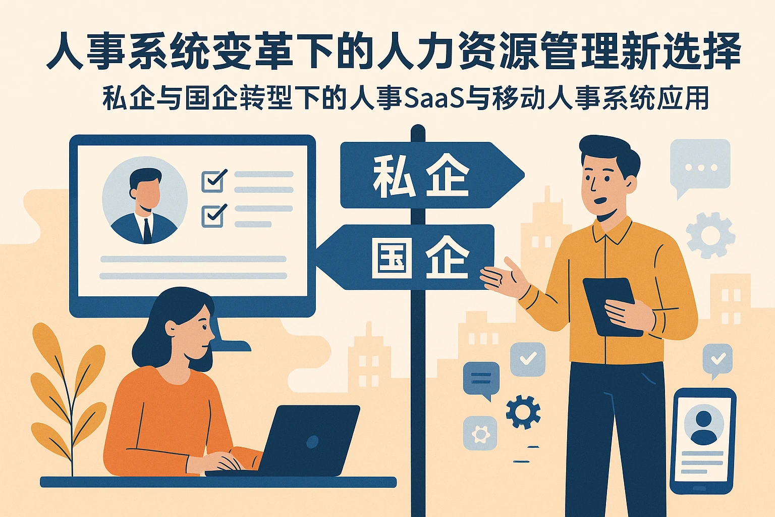 人事系统变革下的人力资源管理新选择——私企与国企转型下的人事SaaS与移动人事系统应用