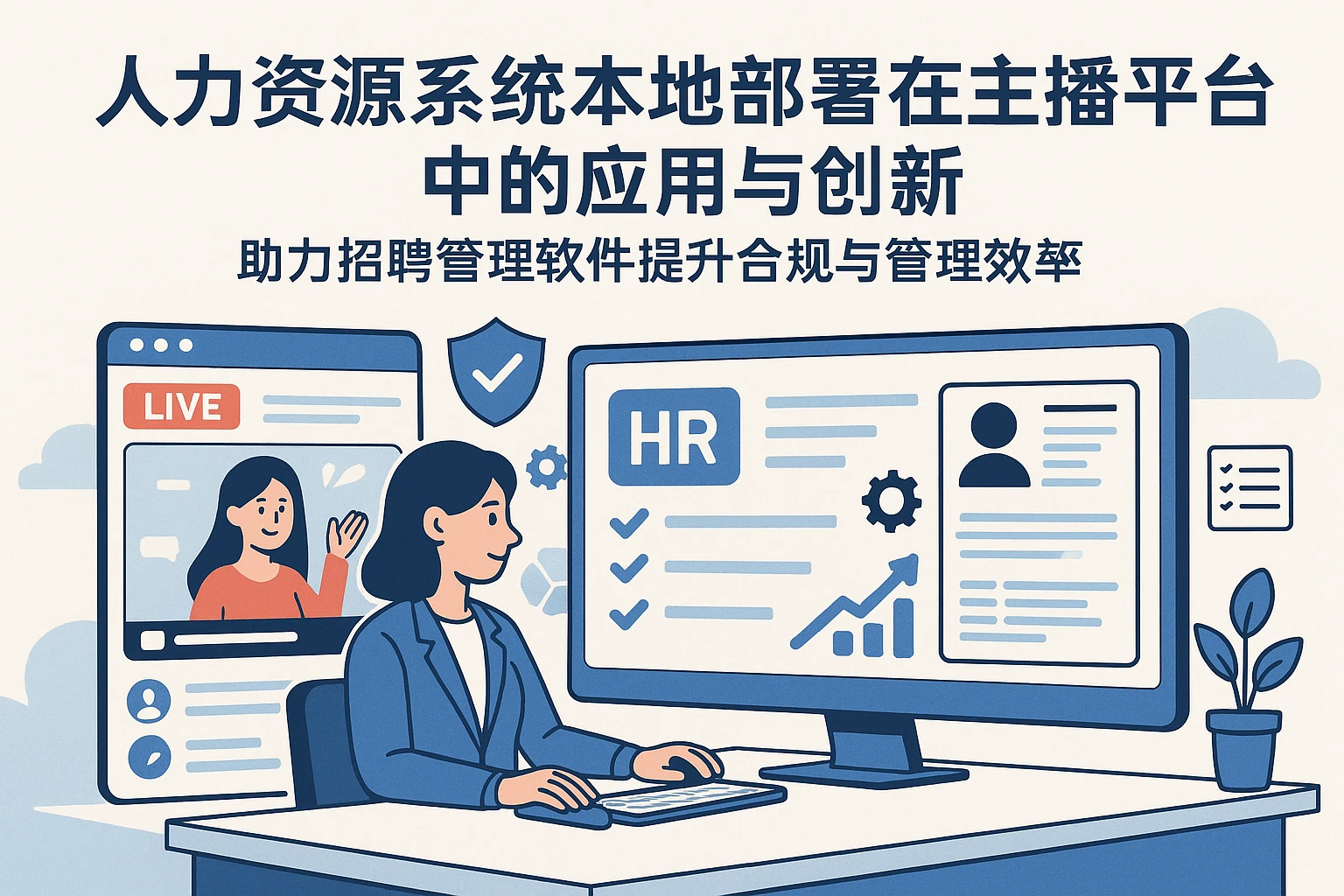 人力资源系统本地部署在主播平台中的应用与创新 —— 助力招聘管理软件提升合规与管理效率