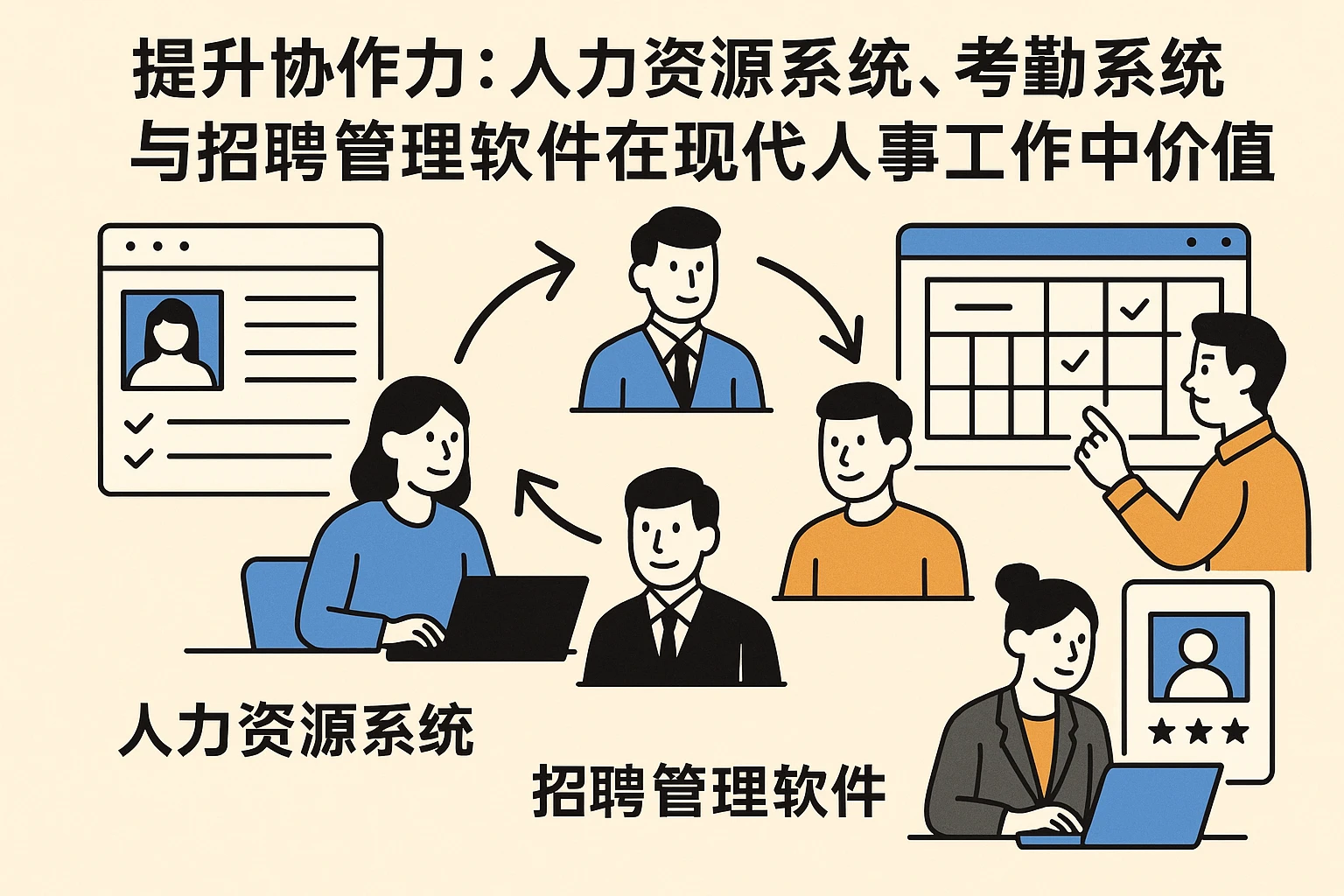 提升协作力：人力资源系统、考勤系统与招聘管理软件在现代人事工作中的价值
