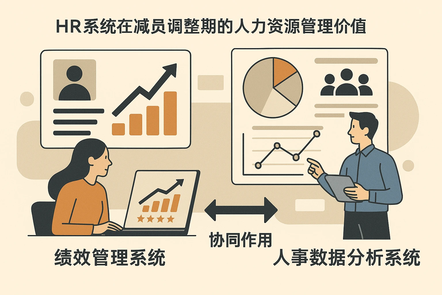 HR系统在减员调整期的人力资源管理价值——绩效管理系统与人事数据分析系统的协同作用