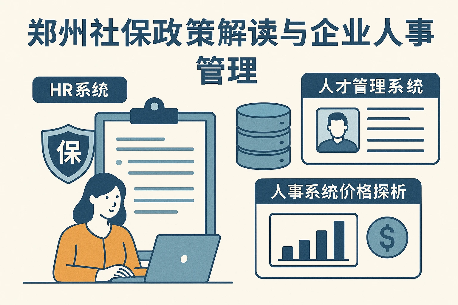 郑州社保政策解读与企业人事管理:HR系统、人才库管理系统及人事系统价格探析