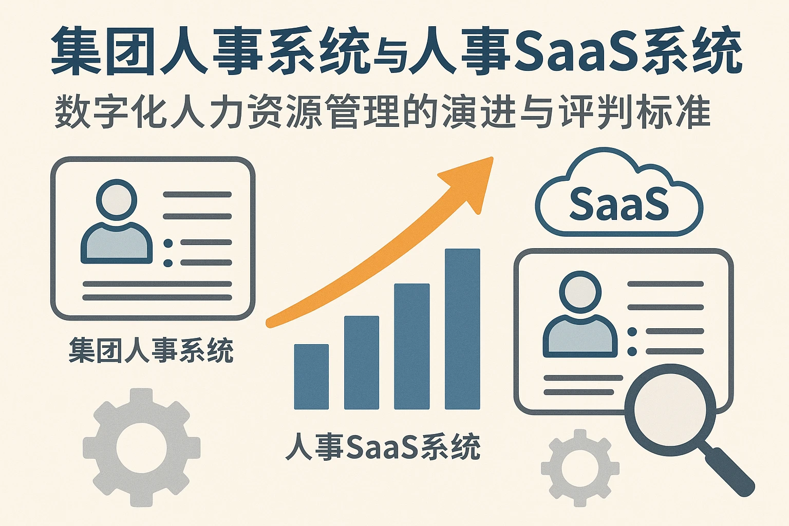 集团人事系统与人事SaaS系统：数字化人力资源管理的演进与评判标准