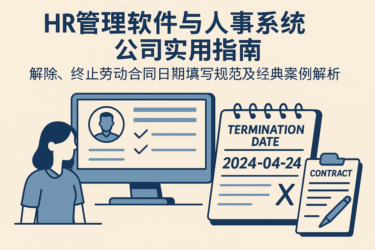 HR管理软件与人事系统公司实用指南——解除、终止劳动合同日期填写规范及经典案例解析