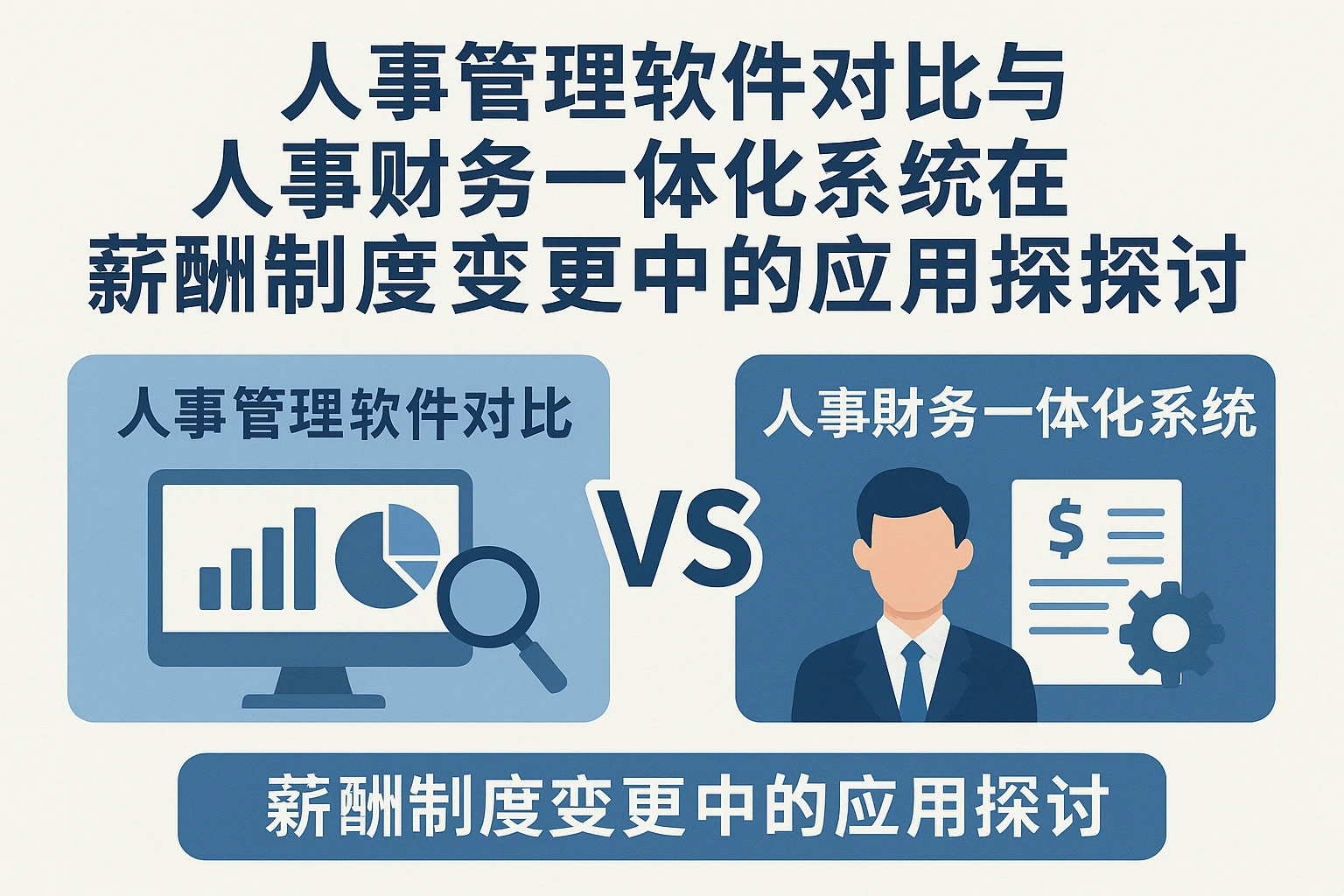 人事管理软件对比与人事财务一体化系统在薪酬制度变更中的应用探讨