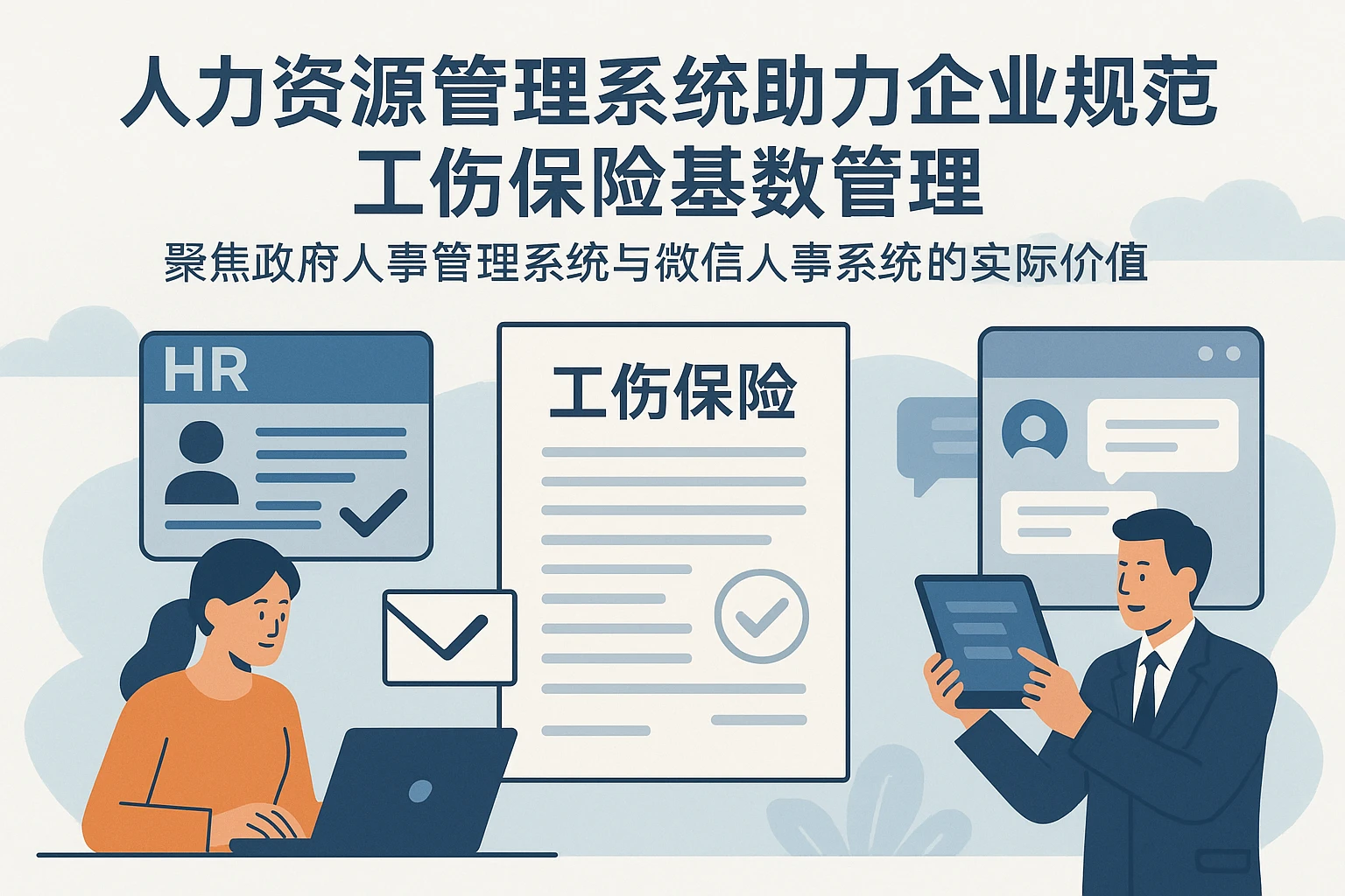 人力资源管理系统助力企业规范工伤保险基数管理——聚焦政府人事管理系统与微信人事系统的实际价值