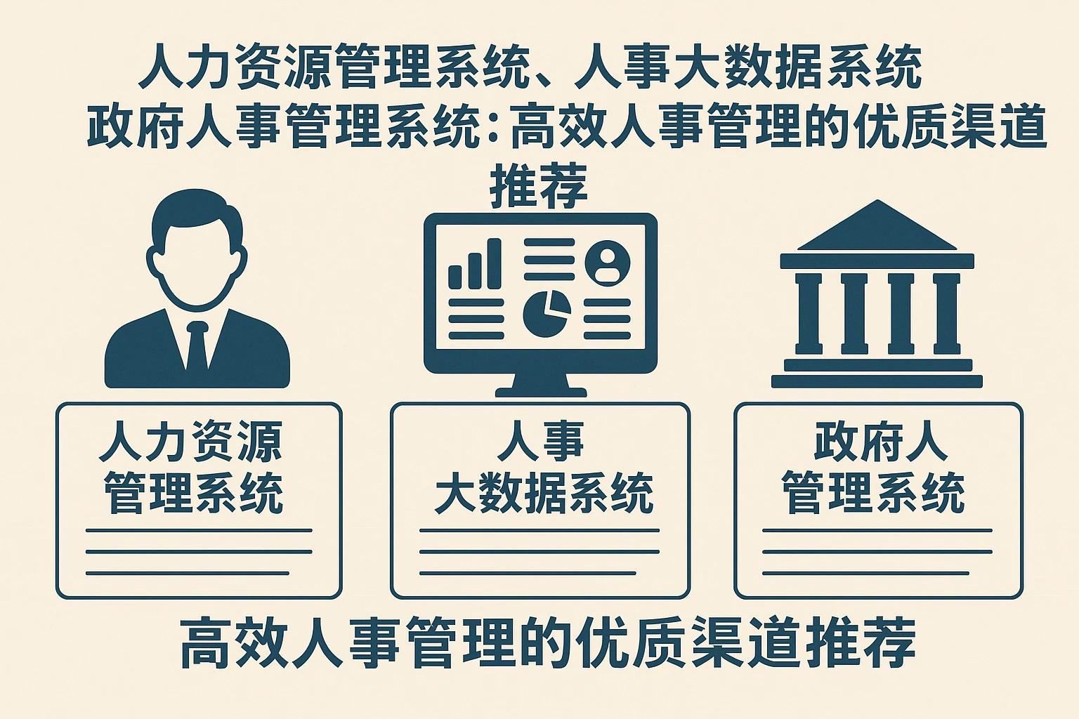 人力资源管理系统、人事大数据系统与政府人事管理系统：高效人事管理的优质渠道推荐
