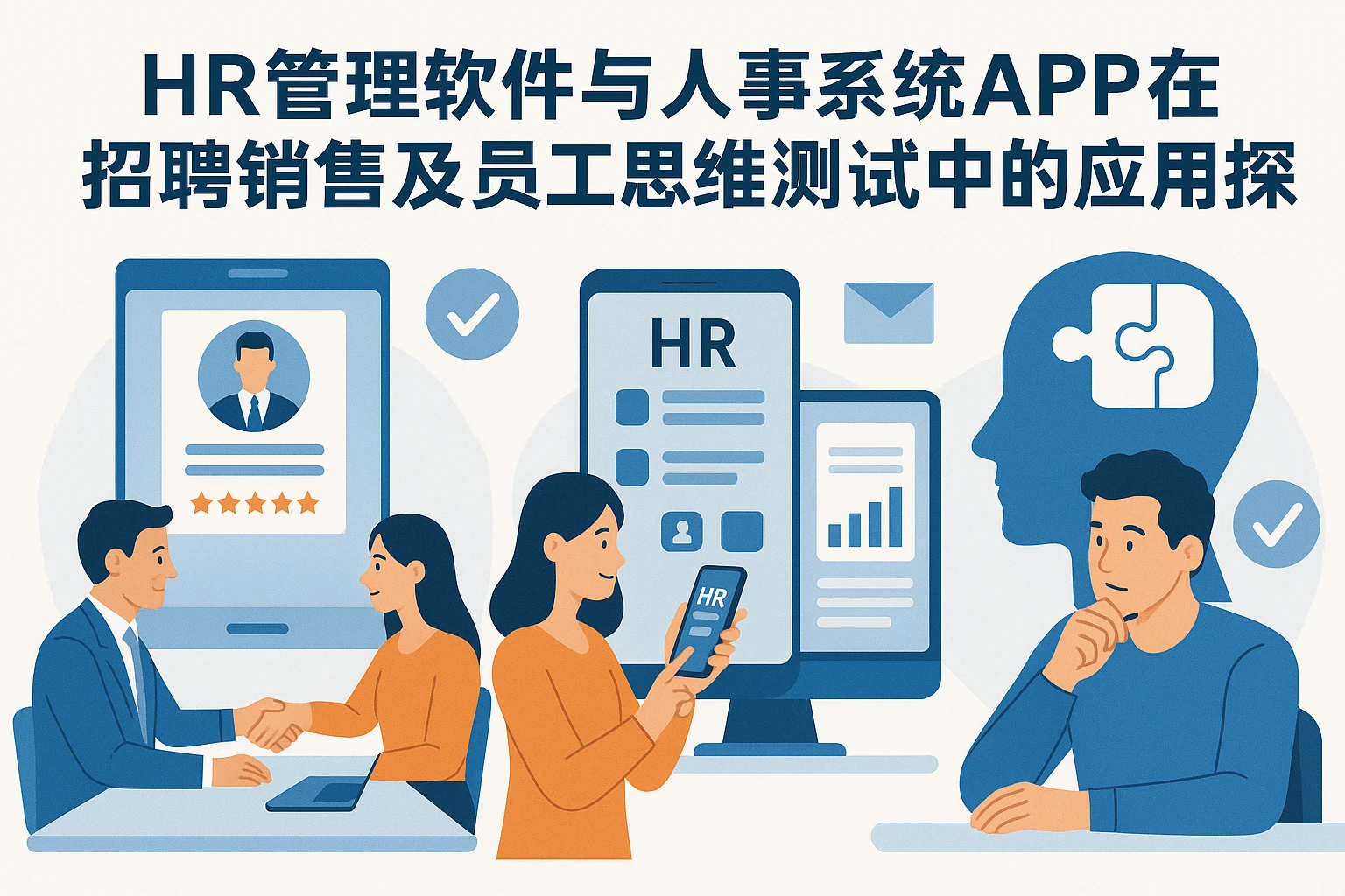 HR管理软件与人事系统APP在招聘销售及员工思维测试中的应用探析