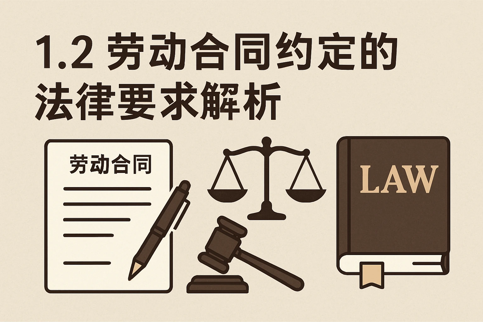 1.2 劳动合同约定的法律要求解析