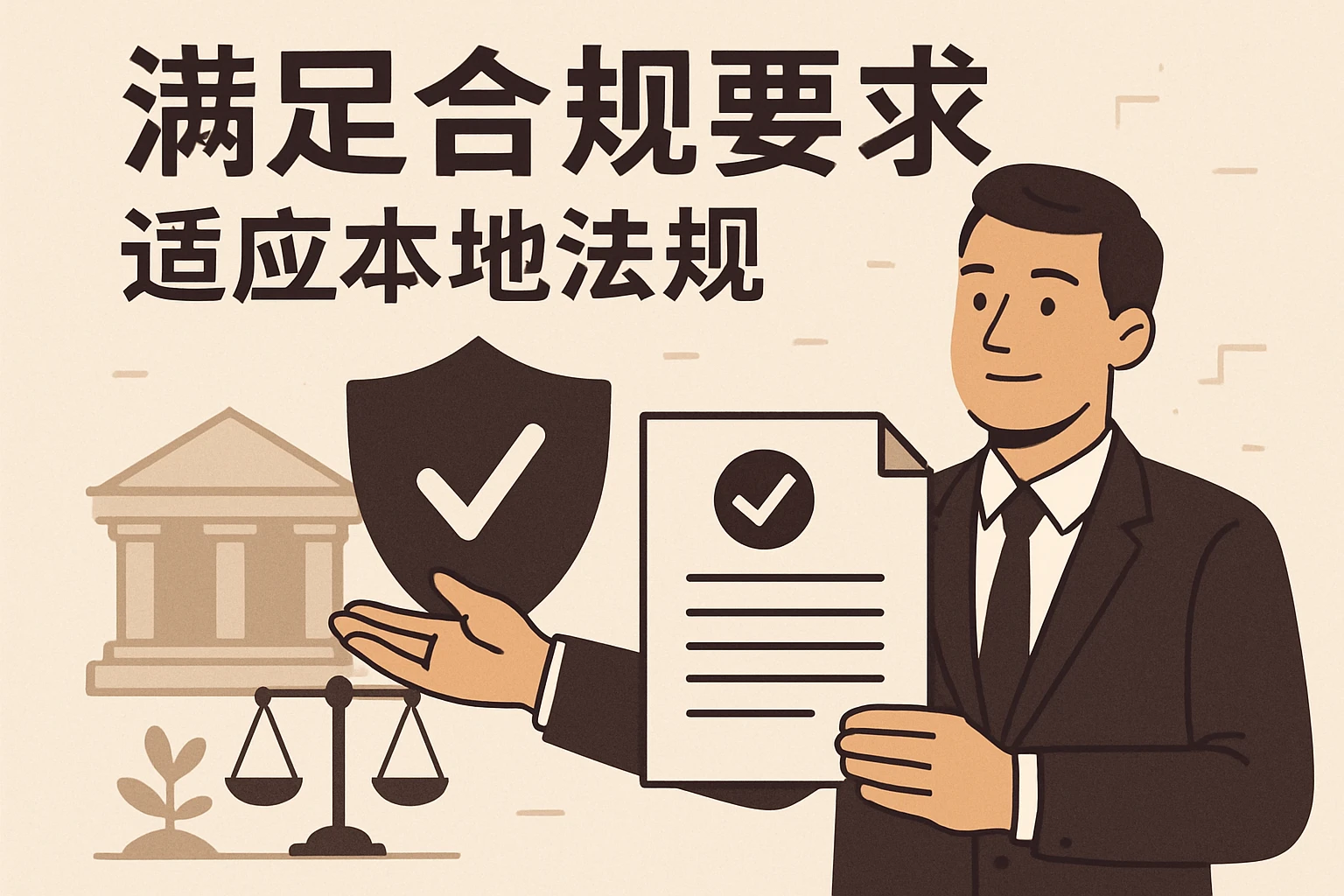 满足合规要求，适应本地法规