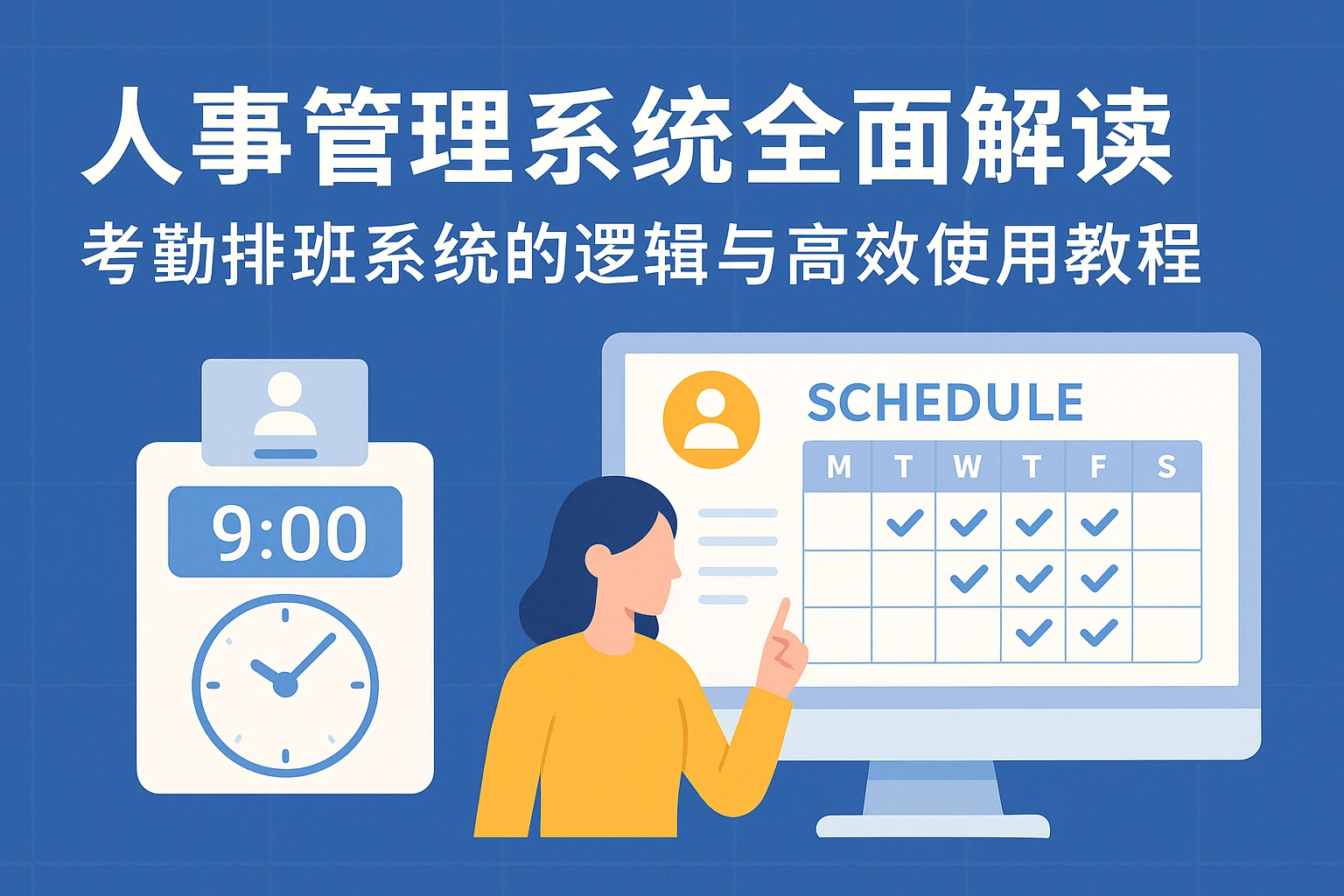 人事管理系统全面解读：考勤排班系统的逻辑与高效使用教程