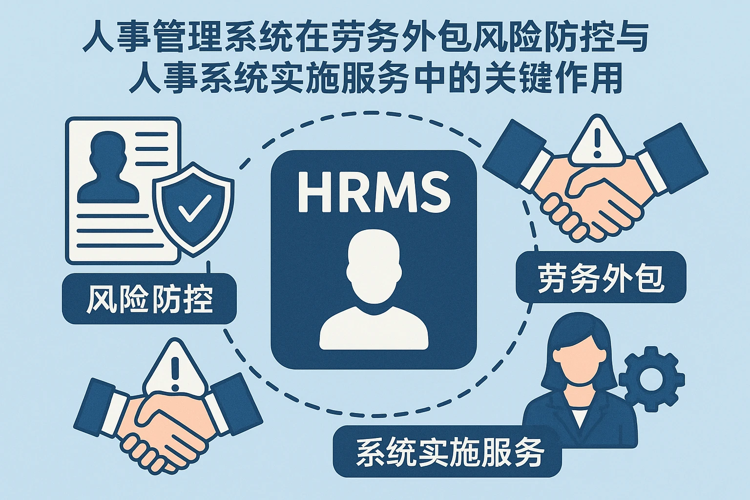 人事管理系统在劳务外包风险防控与人事系统实施服务中的关键作用