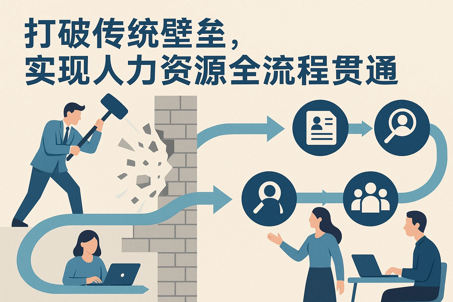 打破传统壁垒，实现人力资源全流程贯通