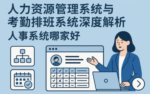 人力资源管理系统与考勤排班系统深度解析 | 人事系统哪家好