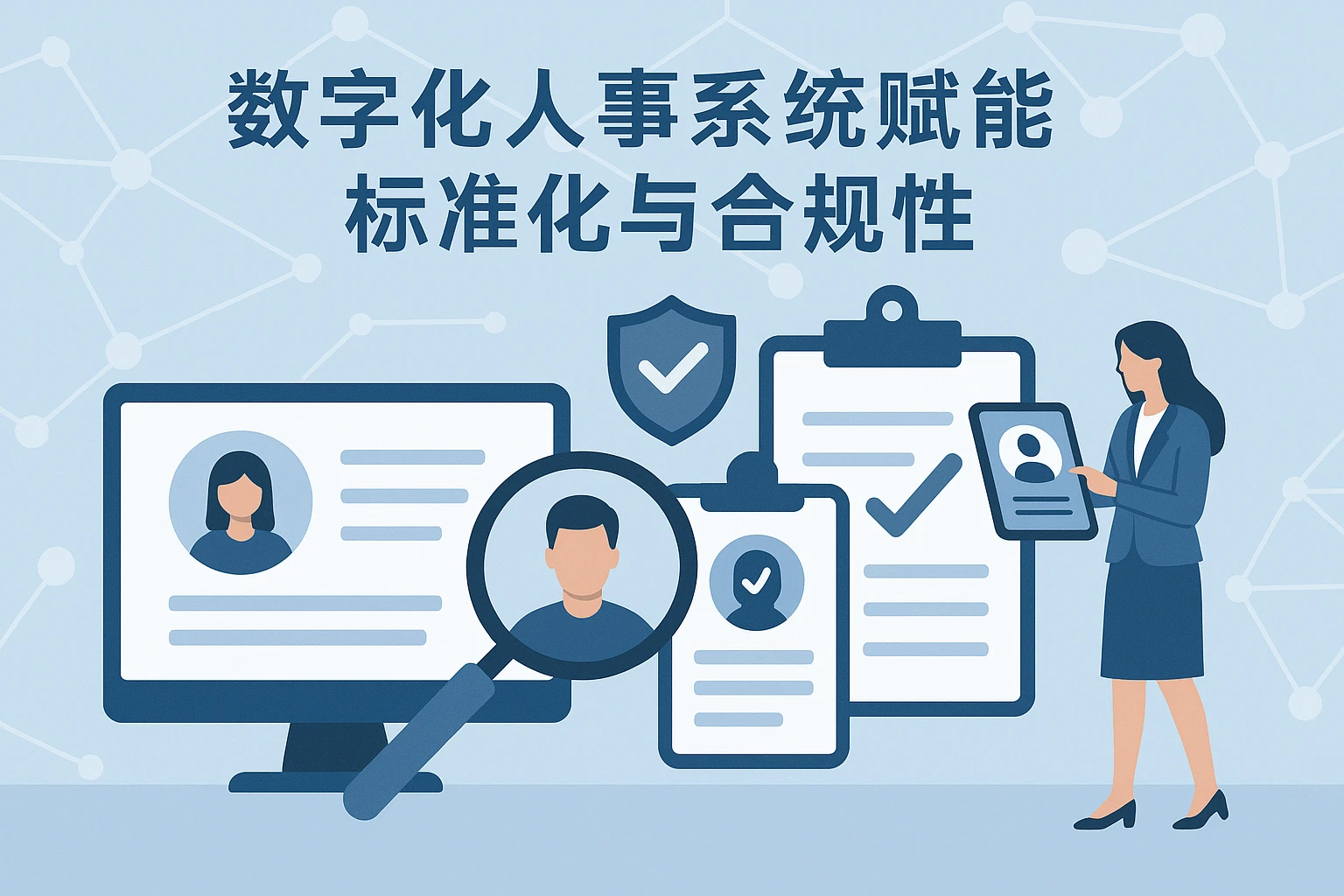 数字化人事系统赋能标准化与合规性