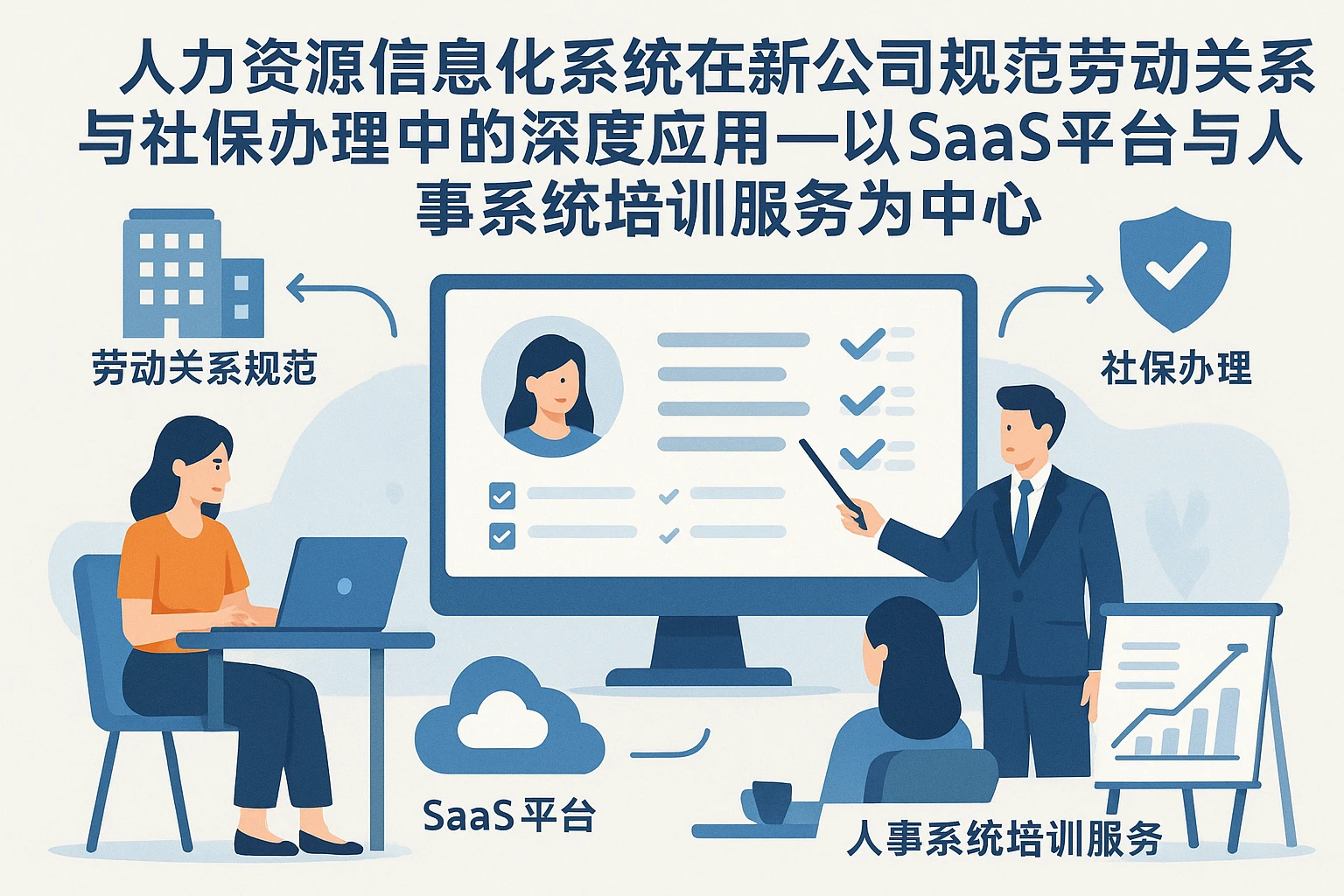 人力资源信息化系统在新公司规范劳动关系与社保办理中的深度应用——以SaaS平台与人事系统培训服务为中心