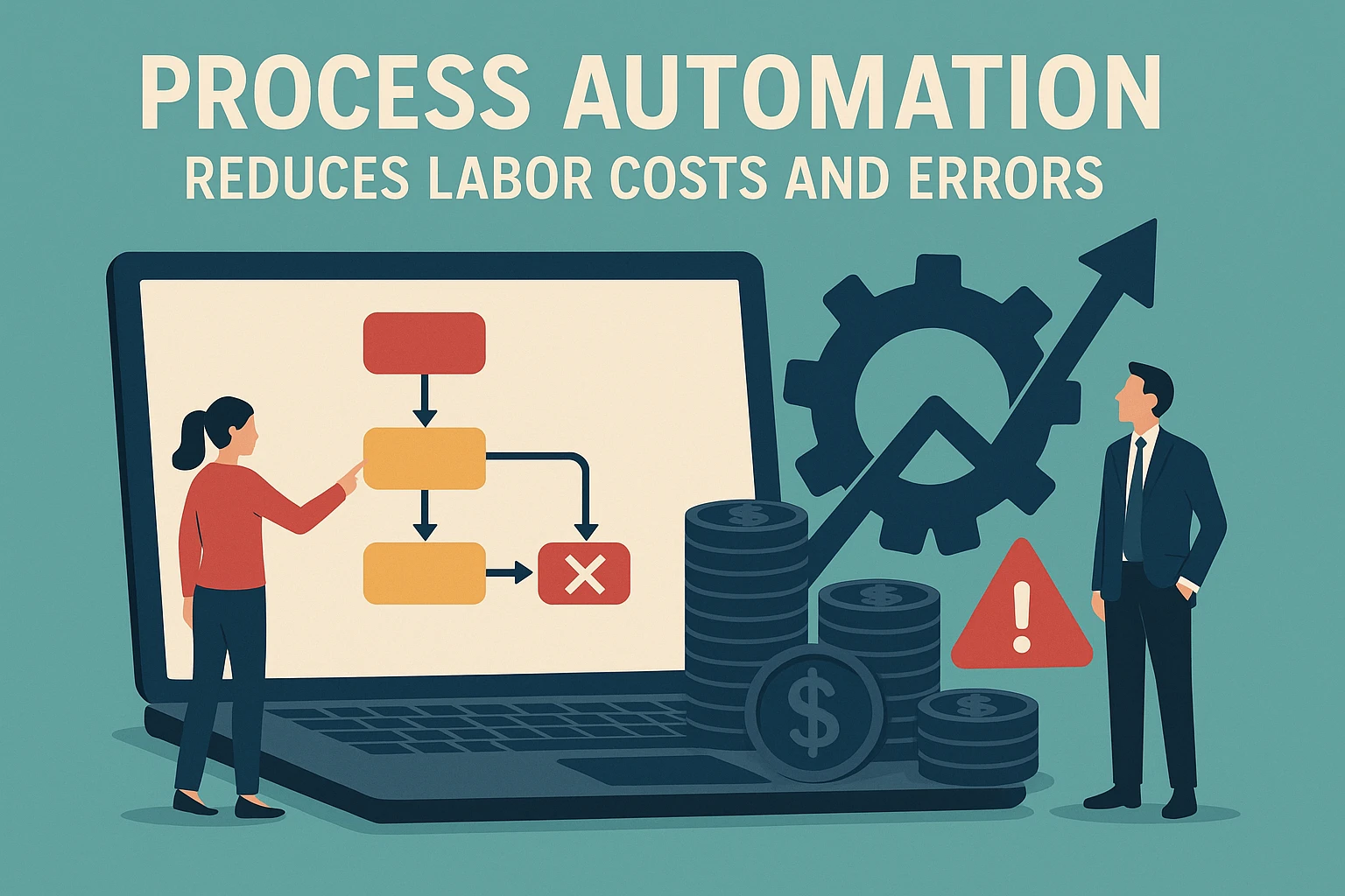流程自动化减少人力成本与错误