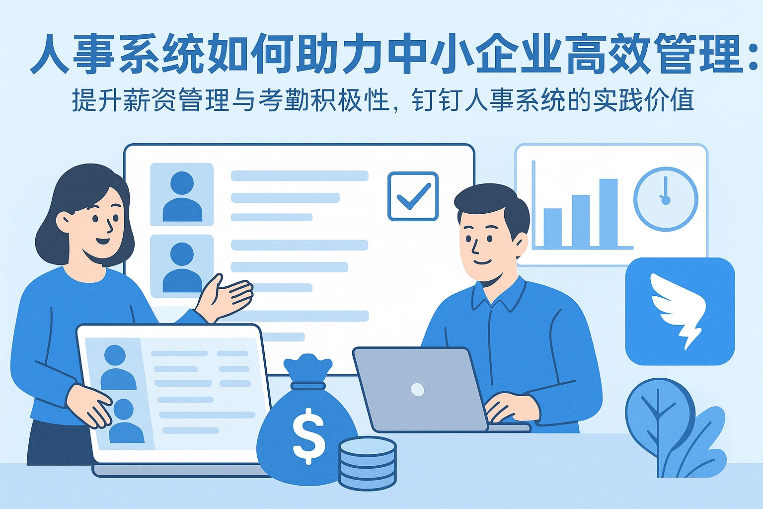 人事系统如何助力中小企业高效管理：提升薪资管理与考勤积极性，钉钉人事系统的实践价值
