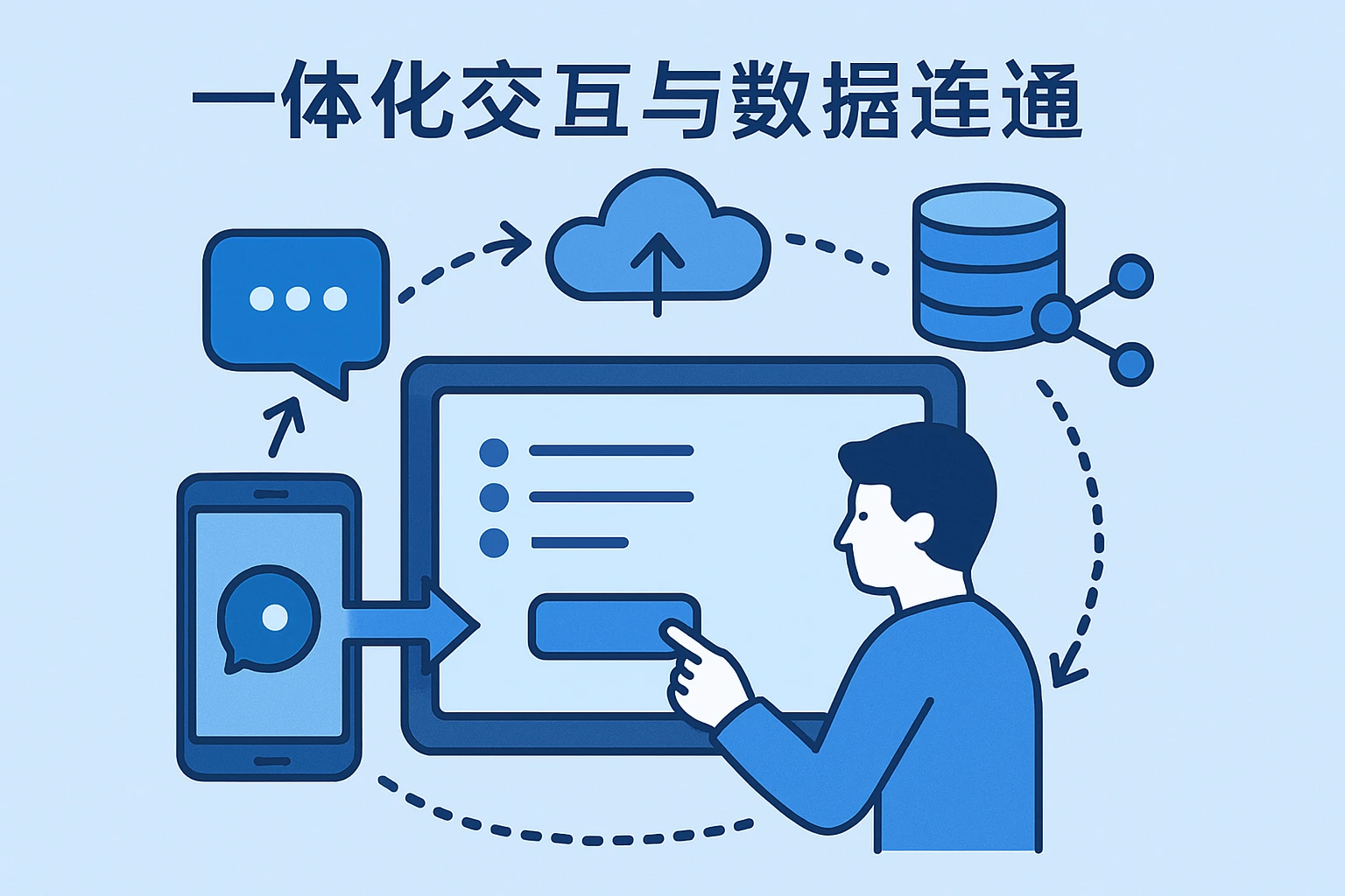 一体化交互与数据连通