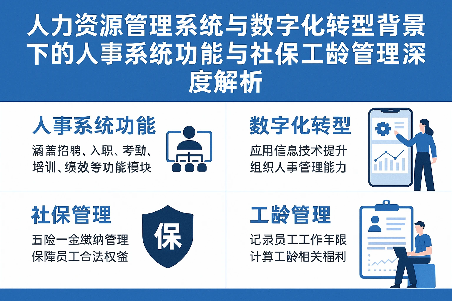 人力资源管理系统与数字化转型背景下的人事系统功能与社保工龄管理深度解析