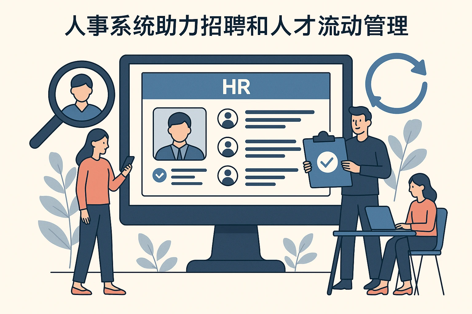 人事系统助力招聘和人才流动管理