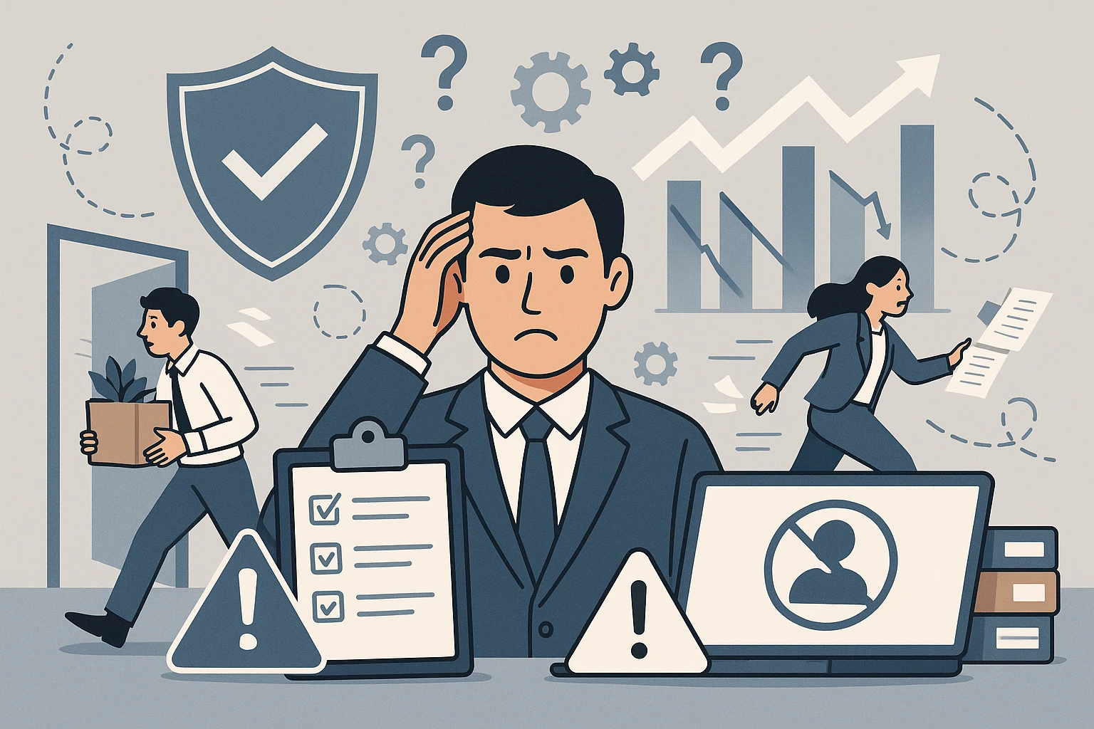 企业难以高效管控员工流动带来的风险