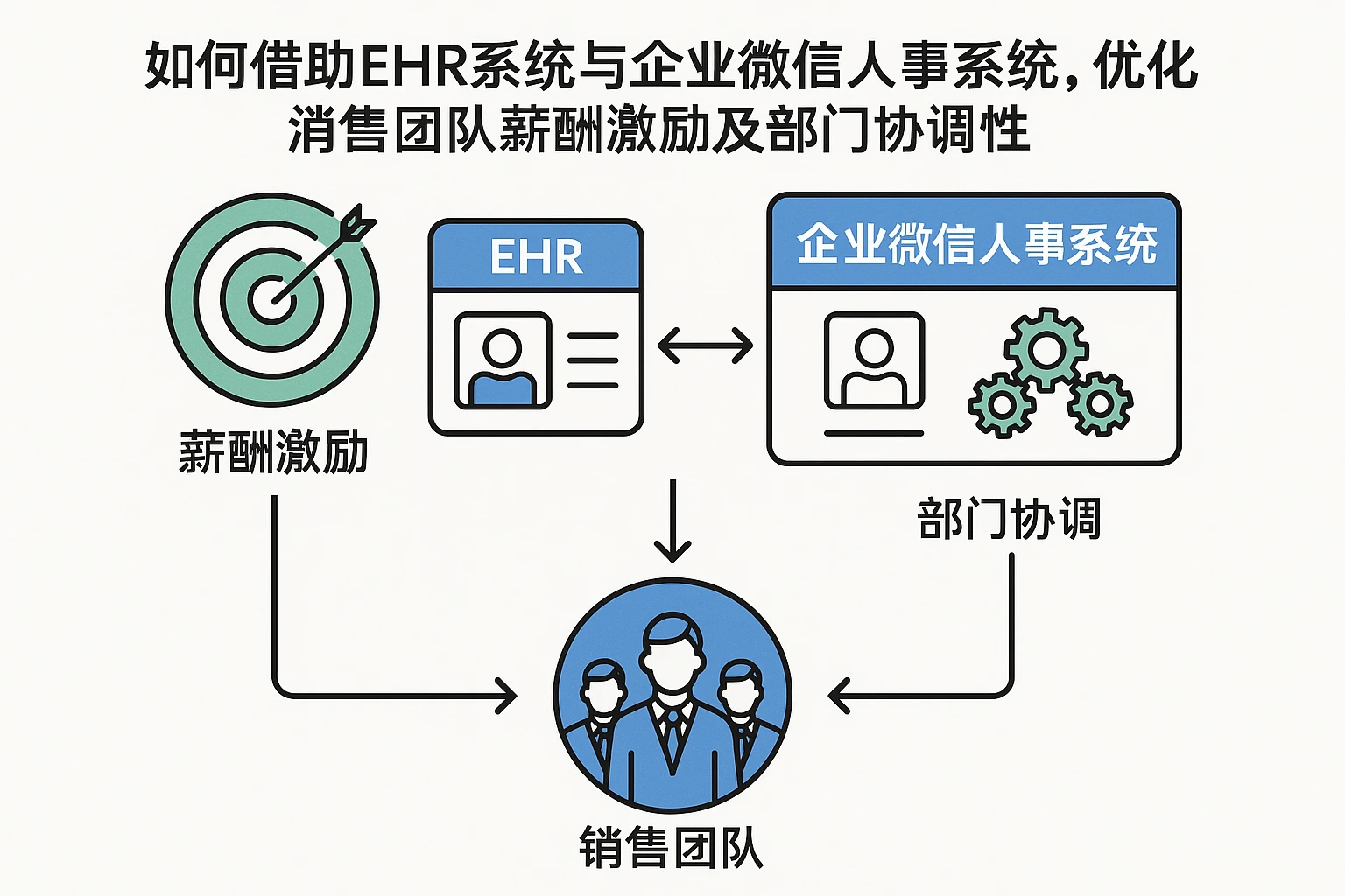 如何借助EHR系统与企业微信人事系统，优化销售团队薪酬激励及部门协调性
