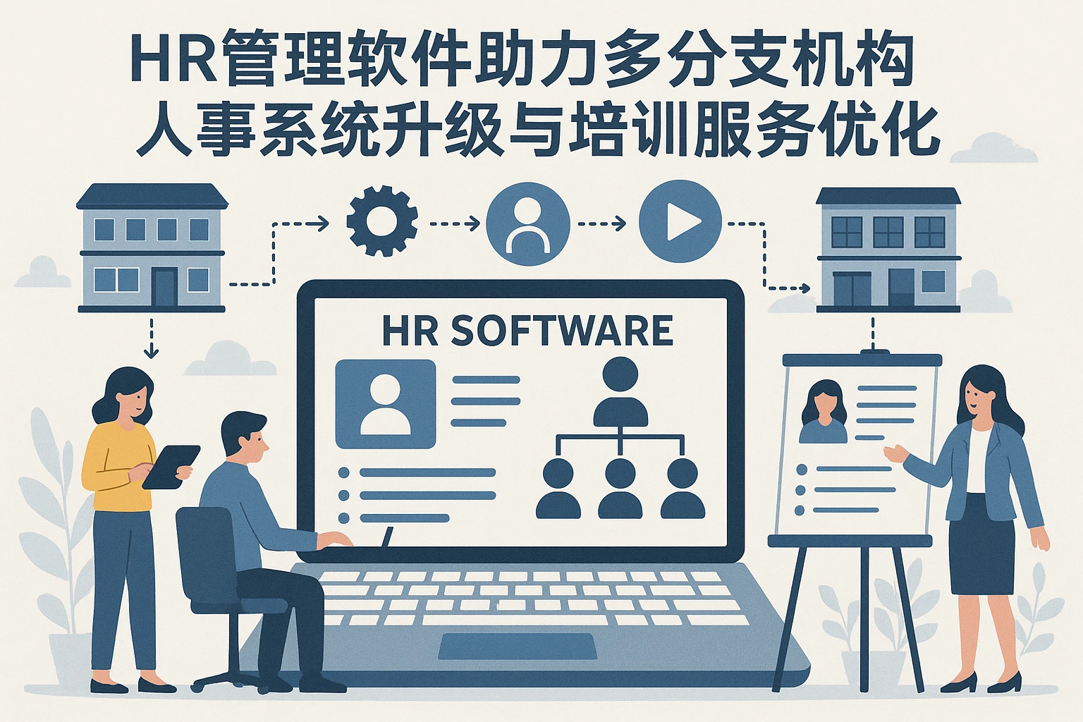 HR管理软件助力多分支机构人事系统升级与培训服务优化