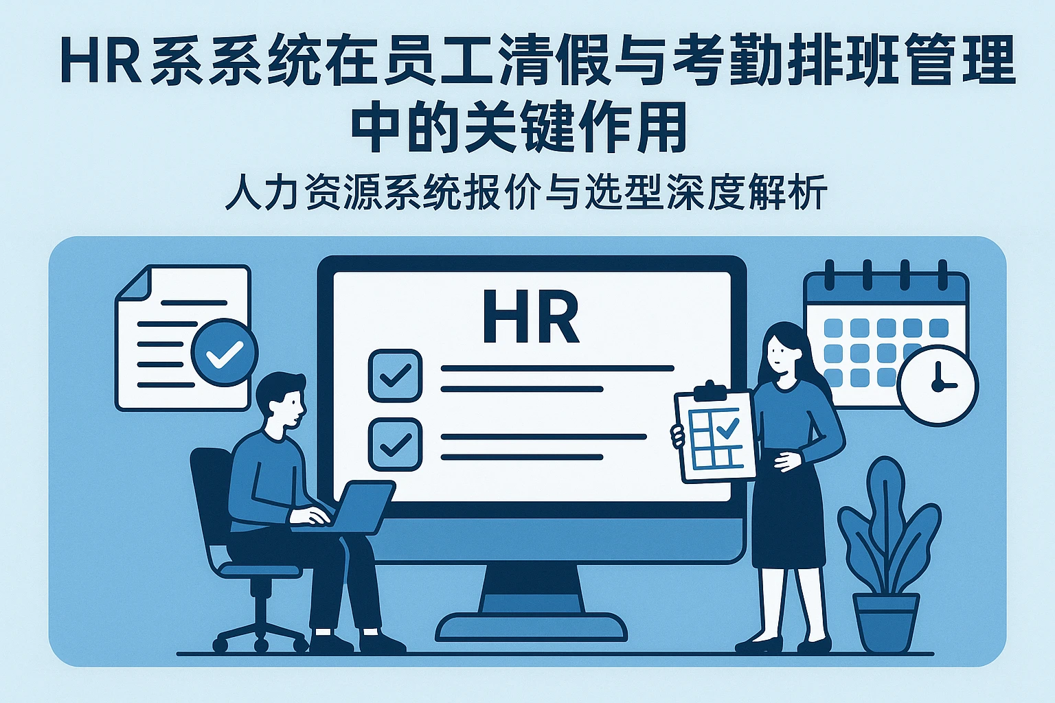 HR系统在员工请假与考勤排班管理中的关键作用——人力资源系统报价与选型深度解析