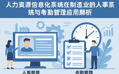 人力资源信息化系统在制造业的人事系统与考勤管理应用解析