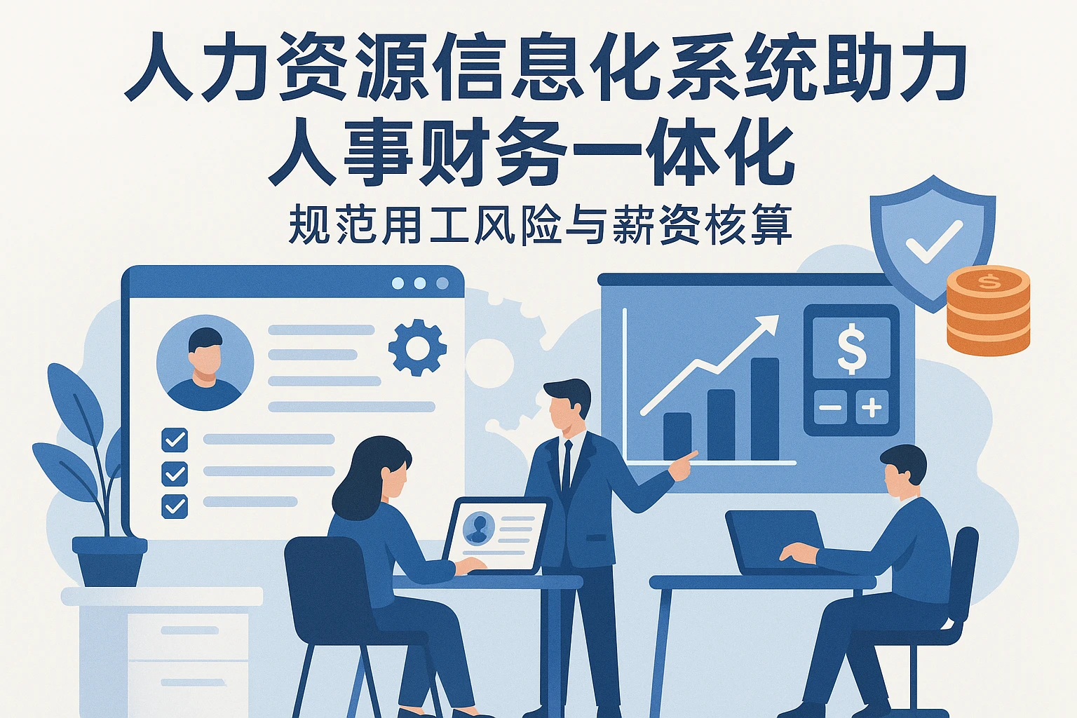 人力资源信息化系统助力人事财务一体化，规范用工风险与薪资核算