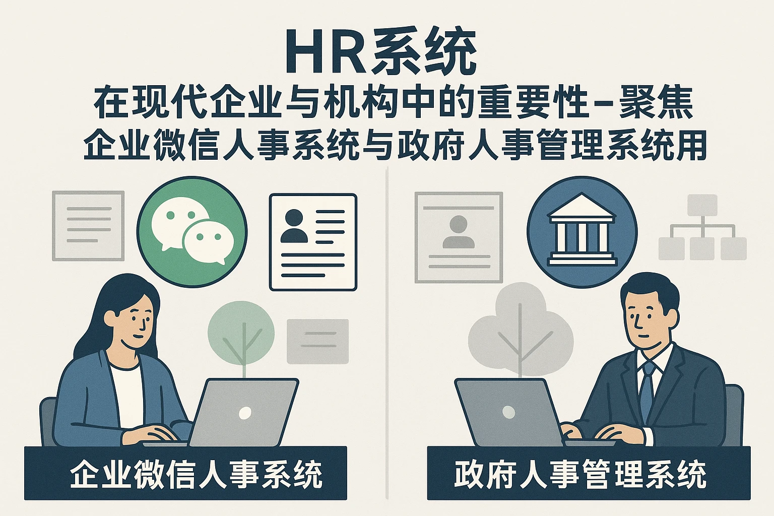 HR系统在现代企业与机构中的重要性——聚焦企业微信人事系统与政府人事管理系统应用