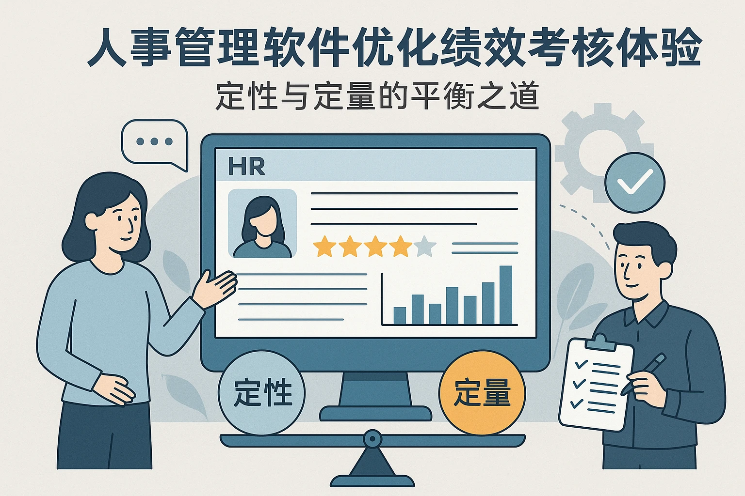 人事管理软件优化绩效考核体验：定性与定量的平衡之道