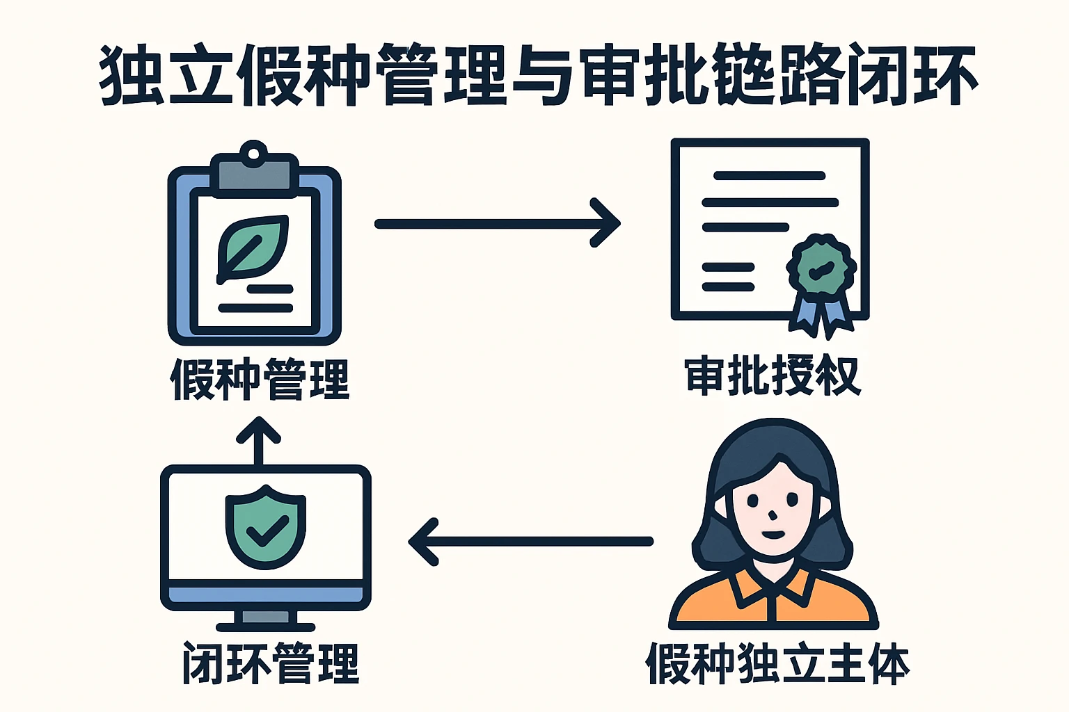 独立假种管理与审批链路闭环