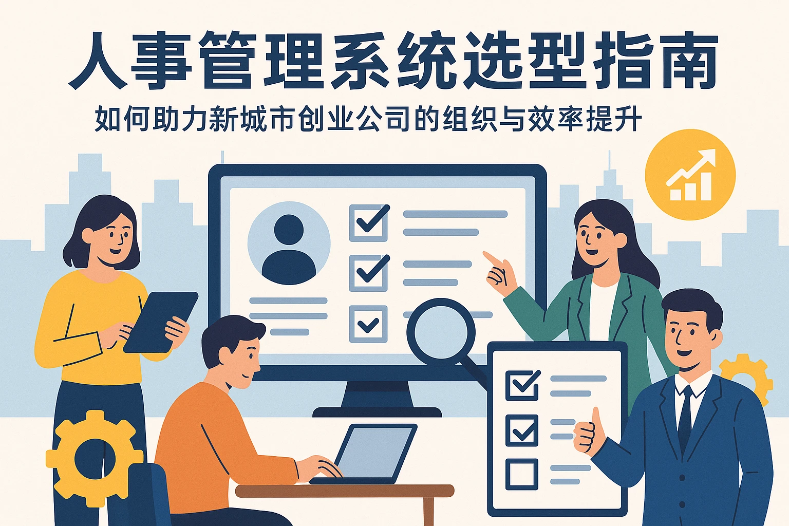 人事管理系统选型指南：如何助力新城市创业公司的组织与效率提升