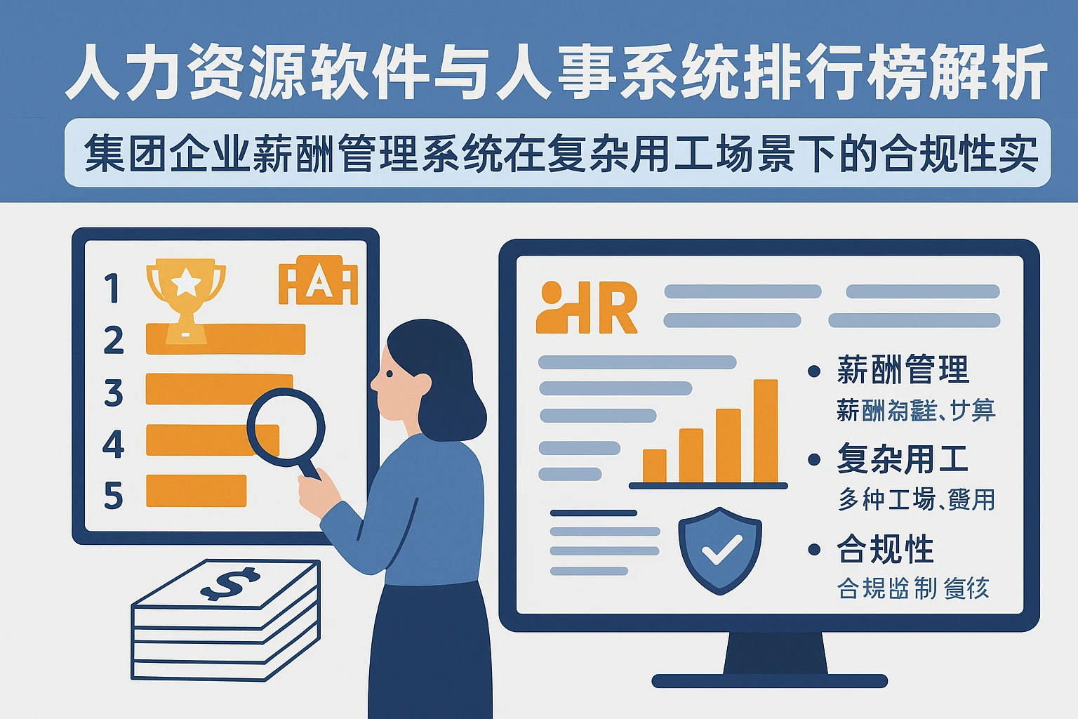 人力资源软件与人事系统排行榜深度解析——集团企业薪酬管理系统在复杂用工场景下的合规性实践