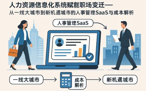 人力资源信息化系统赋能职场变迁——从一线大城市到新机遇城市的人事管理SaaS与成本解析