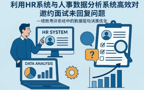 利用HR系统与人事数据分析系统高效应对邀约面试未回复问题——绩效考评系统中的数据驱动决策优化
