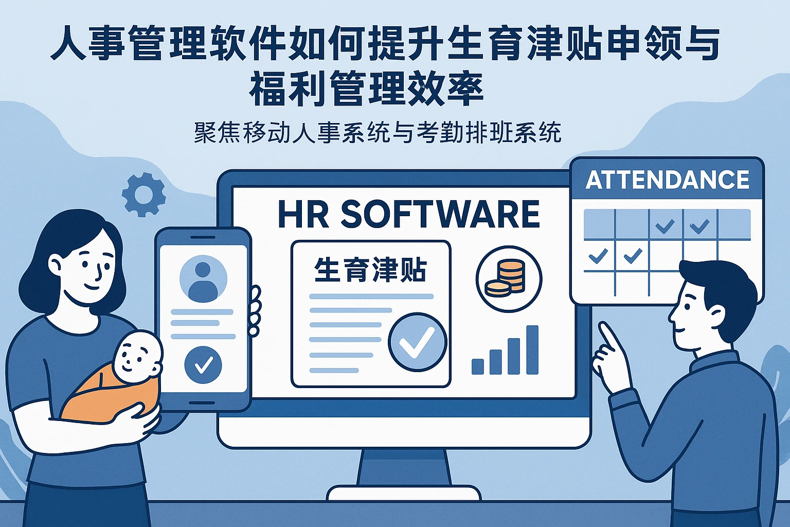 人事管理软件如何提升生育津贴申领与福利管理效率——聚焦移动人事系统与考勤排班系统