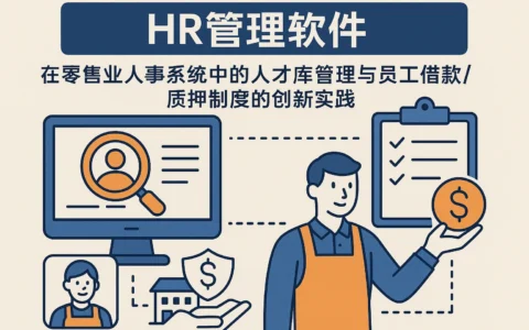 HR管理软件在零售业人事系统中的人才库管理与员工借款/质押制度的创新实践