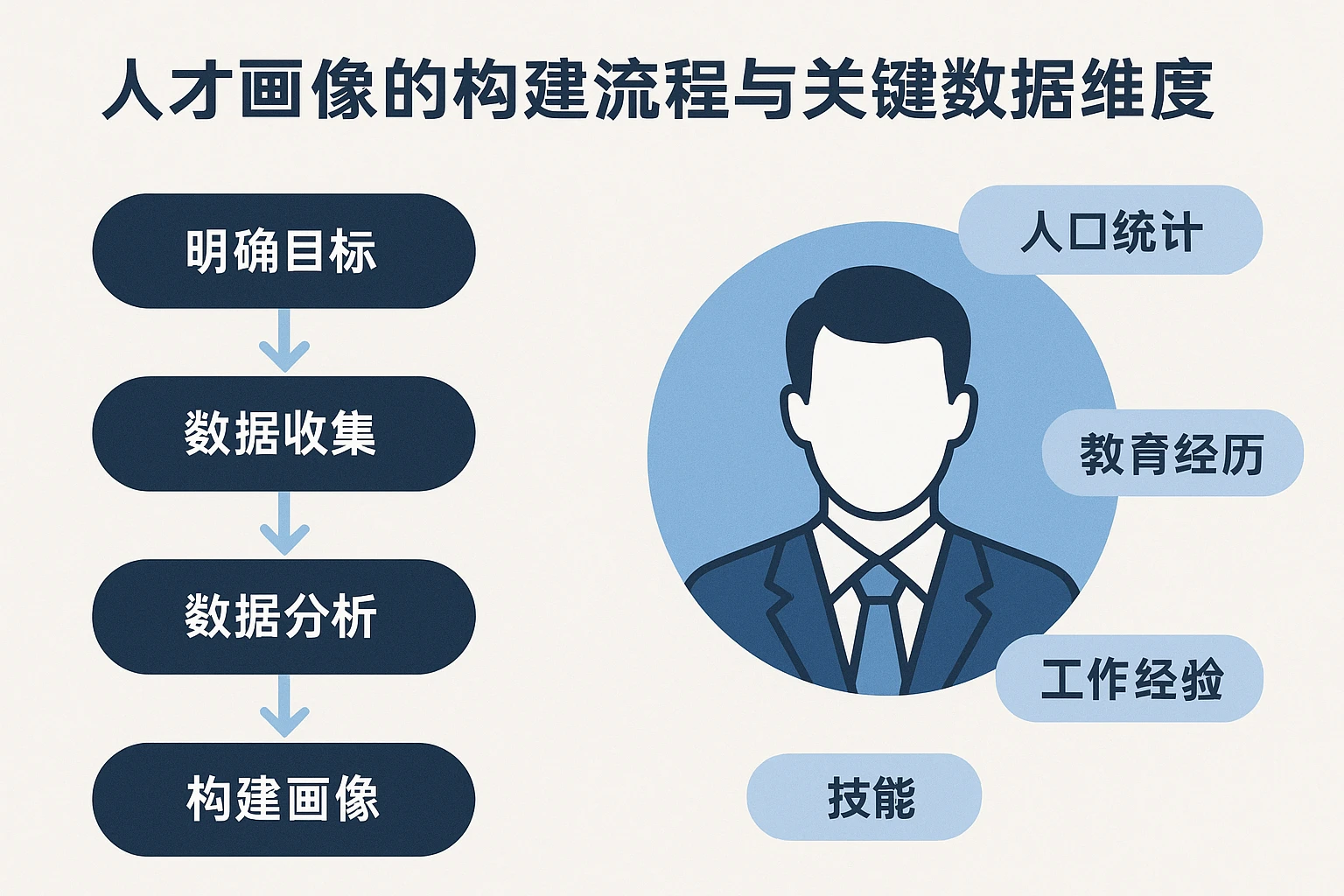 2. 人才画像的构建流程与关键数据维度