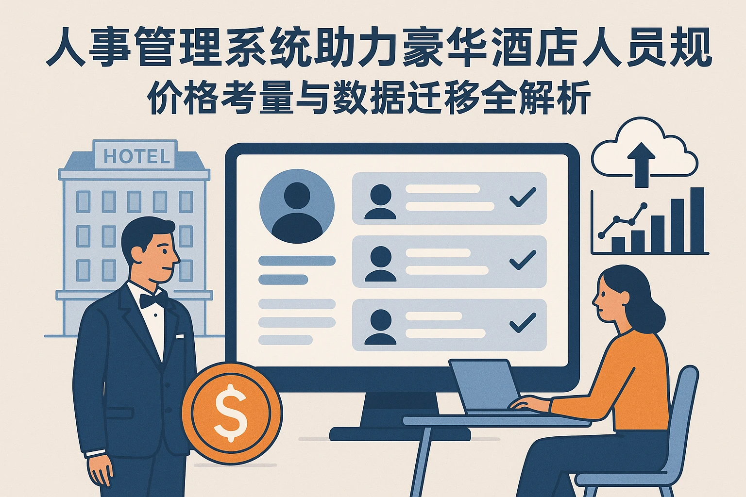 人事管理系统助力豪华酒店人员规划——价格考量与数据迁移全解析