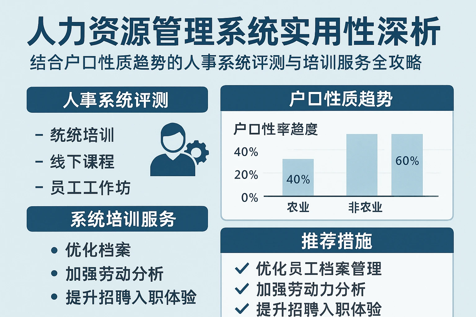 人力资源管理系统实用性深析：结合户口性质趋势的人事系统评测与培训服务全攻略