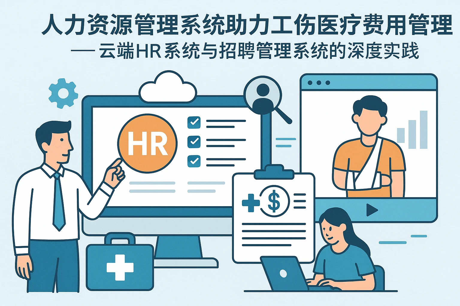 人力资源管理系统助力工伤医疗费用管理——云端HR系统与招聘管理系统的深度实践
